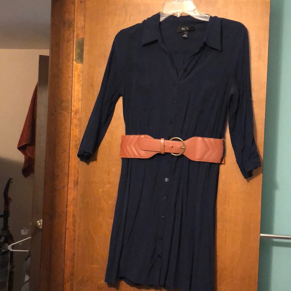 Navy BCX dress size M